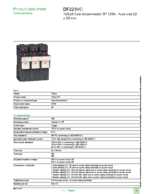 Datasheet for Schneider Electric DF223VC, EAN: 3389118233430 Datasheet for Schneider Electric DF223VC, EAN: 3389118233430