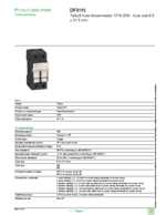 Datasheet for Schneider Electric DF81N, EAN: 3389119407113