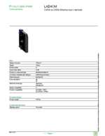 Datasheet for Schneider Electric LAD4CM, EAN: 3389119410045 Datasheet for Schneider Electric LAD4CM, EAN: 3389119410045