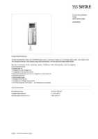 Datasheet for Siedle 200044583-00, EAN: 4015739445837 Datasheet for Siedle 200044583-00, EAN: 4015739445837