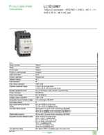 Datasheet for Schneider Electric LC1D128E7, EAN: 3389110250015