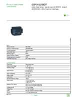 Datasheet for Schneider Electric SSP3A225BDT, EAN: 3606480579981
