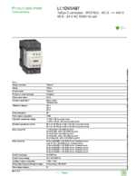 Datasheet for Schneider Electric LC1D65AB7, EAN: 3389119408936 Datasheet for Schneider Electric LC1D65AB7, EAN: 3389119408936