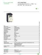 Datasheet for Schneider Electric ATV12H075M3, EAN: 3606480071164