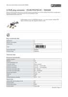 Datasheet for Phoenix Contact 1654549, EAN: 4017918955083 Datasheet for Phoenix Contact 1654549, EAN: 4017918955083