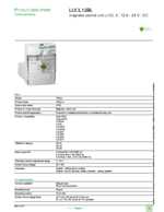 Datasheet for Schneider Electric LUCL12BL, EAN: 3389119407953