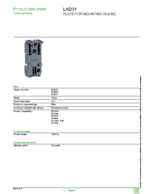 Datasheet for Schneider Electric LAD31, EAN: 3389110393804 Datasheet for Schneider Electric LAD31, EAN: 3389110393804