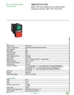 Datasheet for Schneider Electric XB5AW73731M5, EAN: 3389119043564