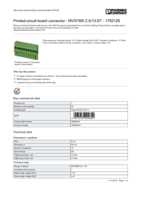Datasheet for Phoenix Contact 1792126, EAN: 4017918044602