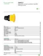 Datasheet for Schneider Electric ZB4BT57, EAN: 3389119045254