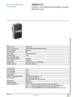 Datasheet for Schneider Electric ZB4BW7A9, EAN: 3389119043809