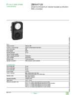 Datasheet for Schneider Electric ZB5AA7120, EAN: 3389119043267