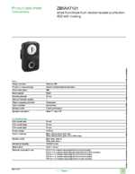 Datasheet for Schneider Electric ZB5AA7121, EAN: 3389119043274