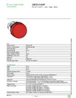 Datasheet for Schneider Electric XB7EV04MP, EAN: 3389110839760
