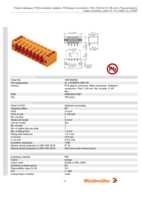 Datasheet for Weidmüller 1607060000, EAN: 4008190131661