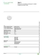 Datasheet for Schneider Electric ZBA71, EAN: 3389119044240