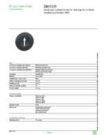Datasheet for Schneider Electric ZBA7235, EAN: 3389119044196
