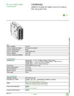 Datasheet for Schneider Electric VW3M3302, EAN: 3606480409912