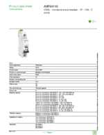 Datasheet for Schneider Electric A9F94110, EAN: 3606480084409