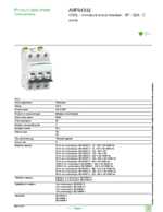 Datasheet for Schneider Electric A9F94332, EAN: 3606480084416