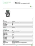 Datasheet for Schneider Electric ZB5RTA331, EAN: 3606480334603