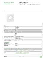 Datasheet for Schneider Electric GBK1201400F, EAN: 3606480397905 Datasheet for Schneider Electric GBK1201400F, EAN: 3606480397905