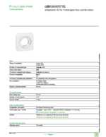 Datasheet for Schneider Electric GBK0600573S, EAN: 3606480397752 Datasheet for Schneider Electric GBK0600573S, EAN: 3606480397752