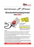 Datasheet for GEFI-Elektronik ESB-RRT