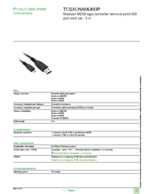 Datasheet for Schneider Electric TCSXCNAMUM3P, EAN: 3606480076633 Datasheet for Schneider Electric TCSXCNAMUM3P, EAN: 3606480076633