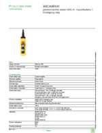 Datasheet for Schneider Electric XACA49141, EAN: 3389110835625