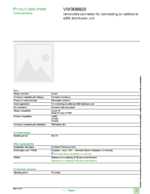 Datasheet for Schneider Electric VW3M8820, EAN: 3606480216213
