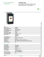 Datasheet for Schneider Electric ATS22C25Q, EAN: 3606480211263