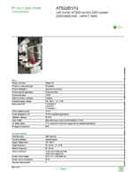 Datasheet for Schneider Electric ATS22D17Q, EAN: 3606480167188
