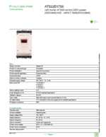 Datasheet for Schneider Electric ATS22D17S6, EAN: 3606480167270