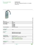 Datasheet for Schneider Electric VW3A4418, EAN: 3606480075797