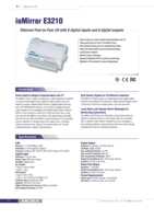 Datasheet for Moxa ioMirror E3210