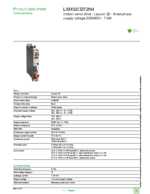 Datasheet for Schneider Electric LXM32CD72N4, EAN: 3606480216220