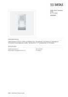 Datasheet for Siedle 200042895-00, EAN: 4015739428953