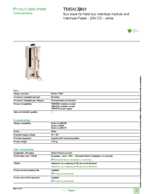 Datasheet for Schneider Electric TM5ACBN1, EAN: 3595864093017 Datasheet for Schneider Electric TM5ACBN1, EAN: 3595864093017