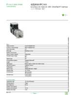 Datasheet for Schneider Electric ILE2K661PC1A1, EAN: 3606485204772 Datasheet for Schneider Electric ILE2K661PC1A1, EAN: 3606485204772