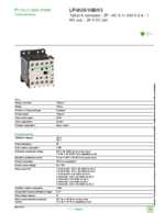 Datasheet for Schneider Electric LP4K0610BW3, EAN: 3389110428568