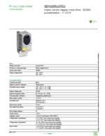Datasheet for Schneider Electric SD326DU25S2, EAN: 3389119224321 Datasheet for Schneider Electric SD326DU25S2, EAN: 3389119224321