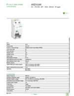 Datasheet for Schneider Electric A9Z31240, EAN: 3606480442605