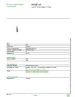 Datasheet for Schneider Electric R9XE110, EAN: 3606480516030