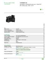 Datasheet for Schneider Electric VW3M9110, EAN: 3606480610875