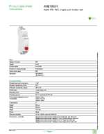 Datasheet for Schneider Electric A9E18031, EAN: 3606480088230