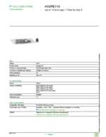 Datasheet for Schneider Electric A9XPE110, EAN: 3606480485220