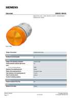 Datasheet for Siemens 3SB20016BH06, EAN: 4011209027978