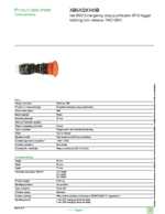 Datasheet for Schneider Electric XB6AS8349B, EAN: 3389110071542