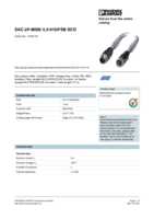 Datasheet for Phoenix Contact 1518119, EAN: 4017918968236 Datasheet for Phoenix Contact 1518119, EAN: 4017918968236